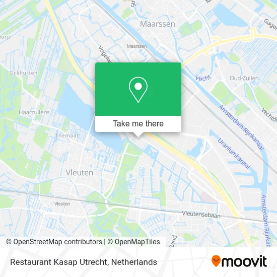Restaurant Kasap Utrecht map