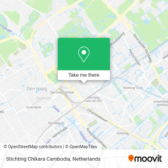 Stichting Chikara Cambodia map