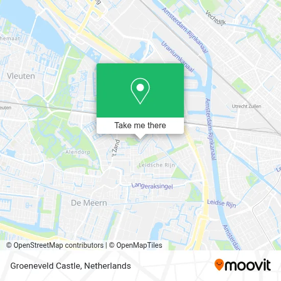 Groeneveld Castle map