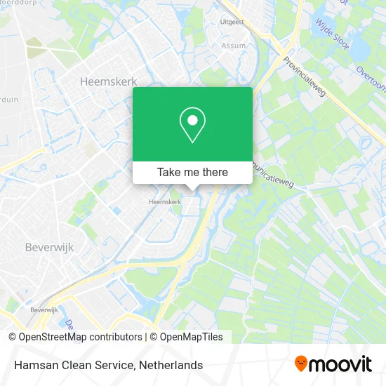 Hamsan Clean Service map