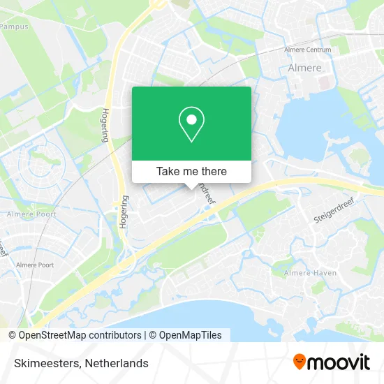 Skimeesters map