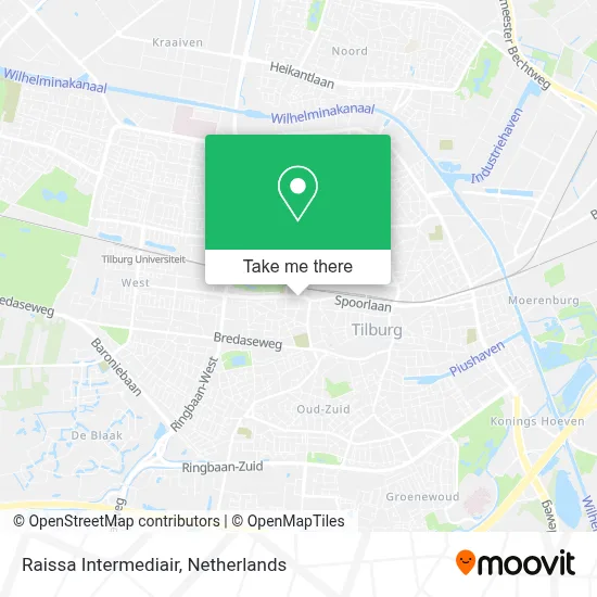 Raissa Intermediair map