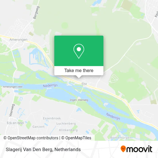 Slagerij Van Den Berg map