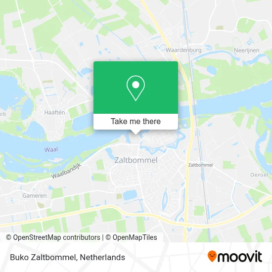 Buko Zaltbommel map