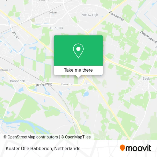Kuster Olie Babberich map