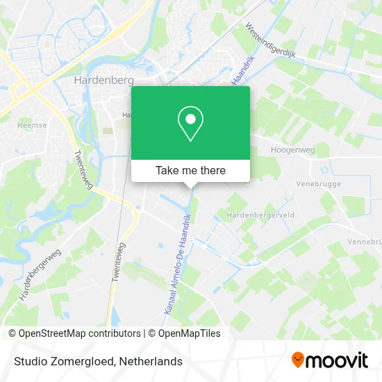Studio Zomergloed map