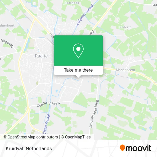 Kruidvat map