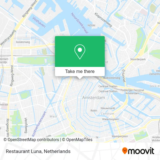 Restaurant Luna map