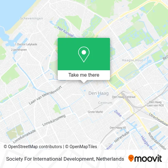 Society For International Development map