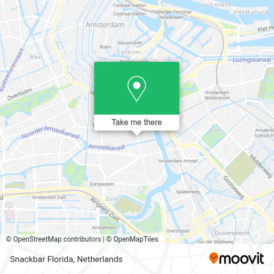 Snackbar Florida map
