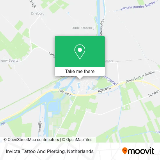 Invicta Tattoo And Piercing map
