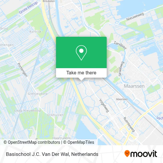 Basischool J.C. Van Der Wal map