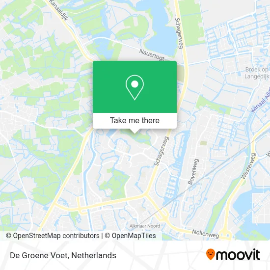 De Groene Voet map