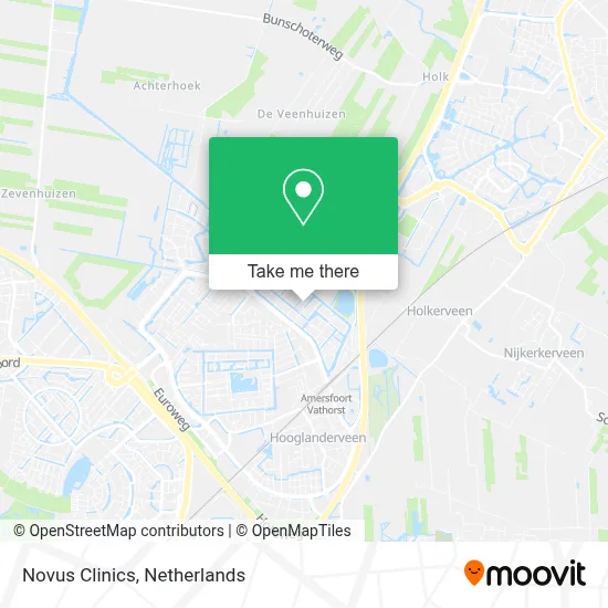 Novus Clinics map