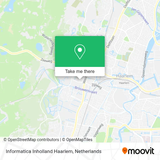 Informatica Inholland Haarlem map