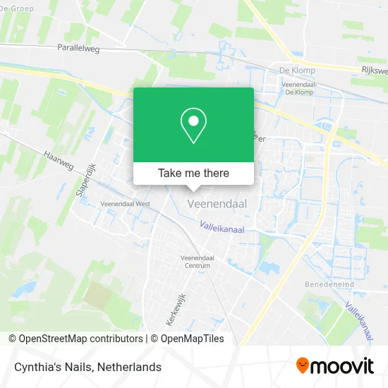 Cynthia's Nails map