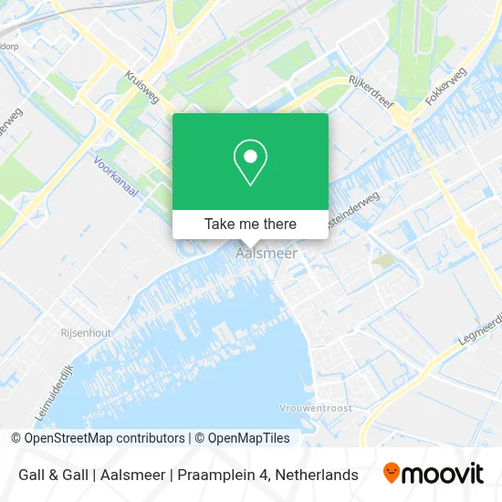 Gall & Gall | Aalsmeer | Praamplein 4 map