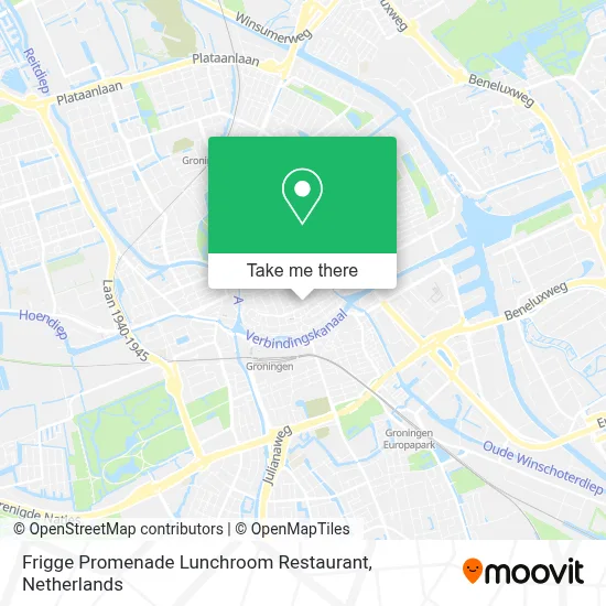 Frigge Promenade Lunchroom Restaurant map