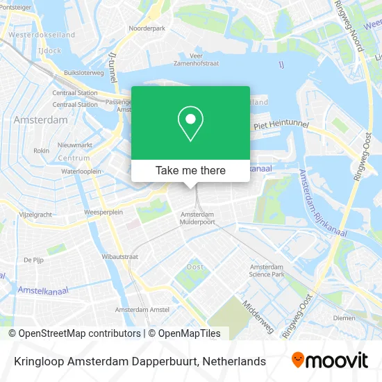 Kringloop Amsterdam Dapperbuurt map