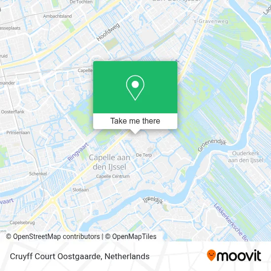 Cruyff Court Oostgaarde map