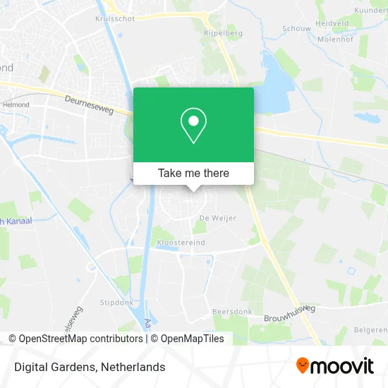 Digital Gardens map