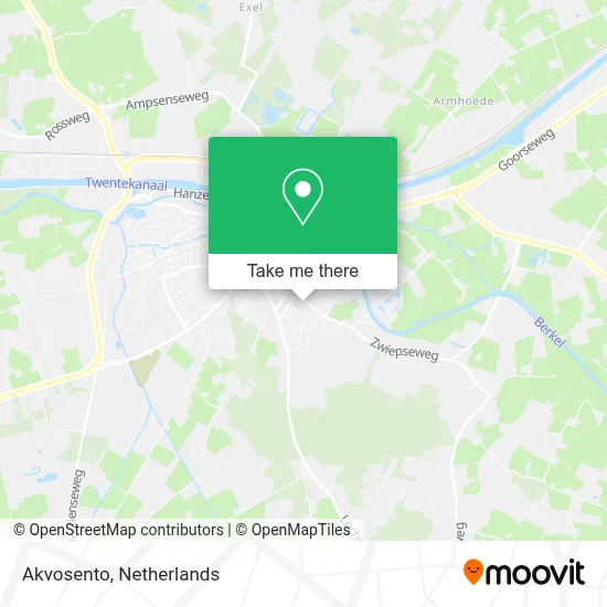 Akvosento map