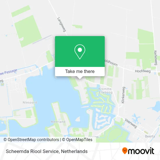 Scheemda Riool Service map