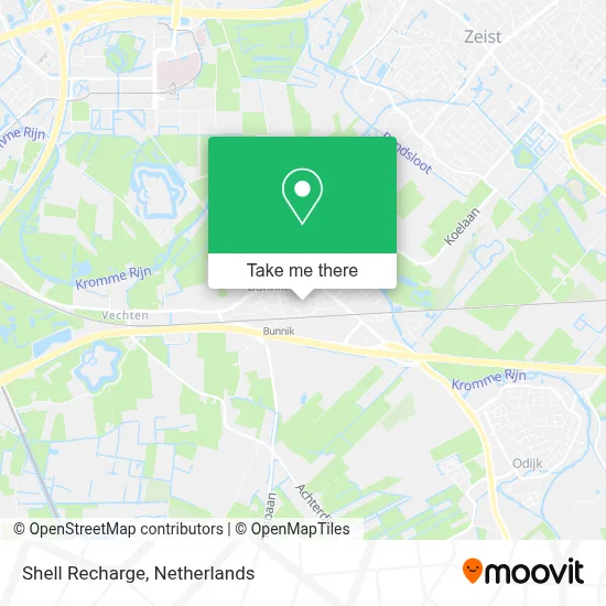 Shell Recharge map