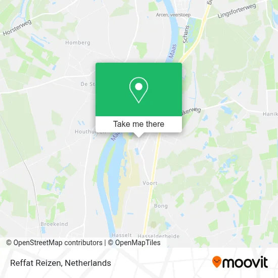 Reffat Reizen map