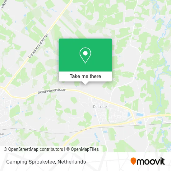 Camping Sproakstee map