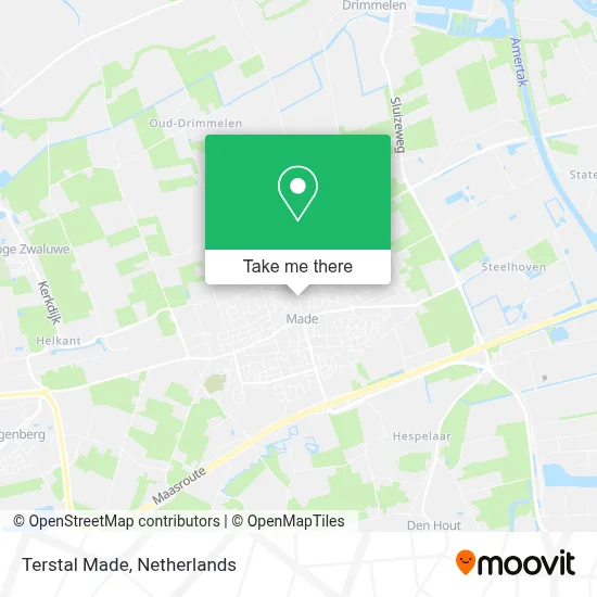 Terstal Made map