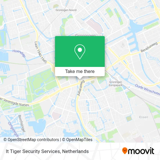 It Tiger Security Services map