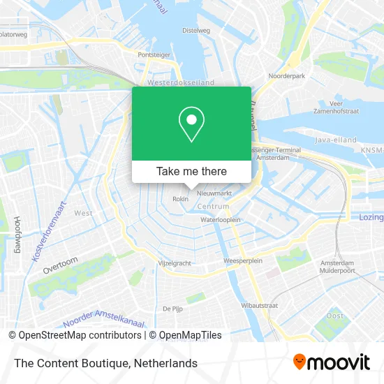 The Content Boutique map