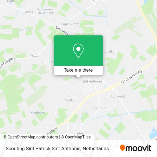 Scouting Sint Patrick Sint Anthonis map