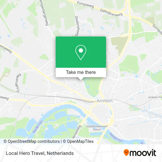 Local Hero Travel map