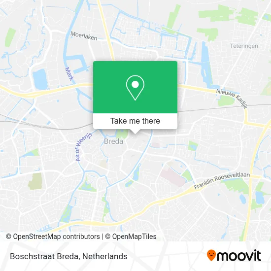Boschstraat Breda map