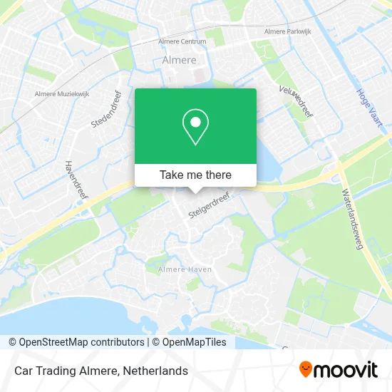 Car Trading Almere map