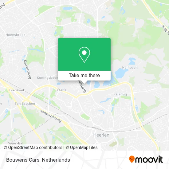 Bouwens Cars map