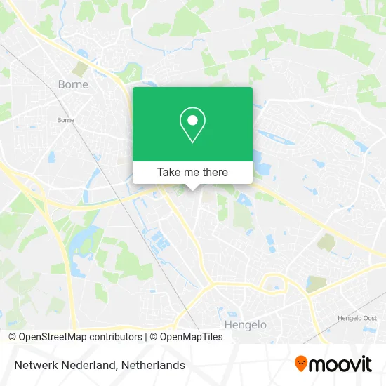 Netwerk Nederland map