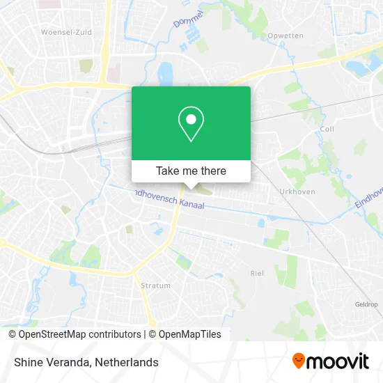 Shine Veranda map