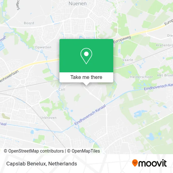 Capslab Benelux map
