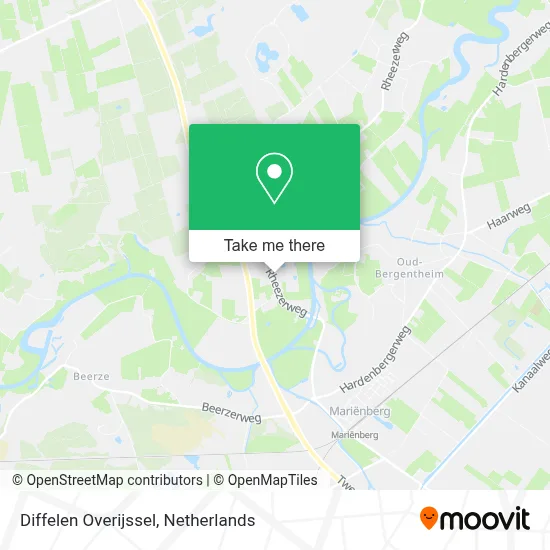 Diffelen Overijssel Karte