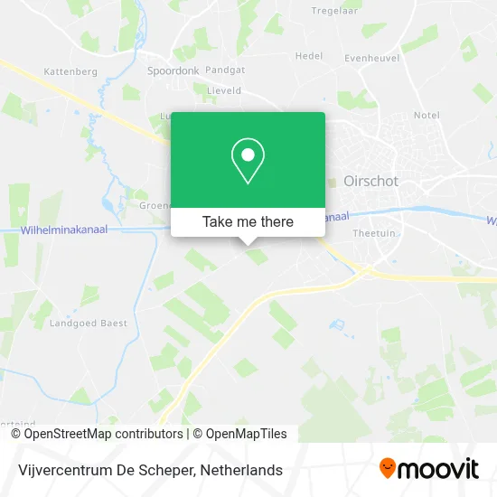 Vijvercentrum De Scheper map