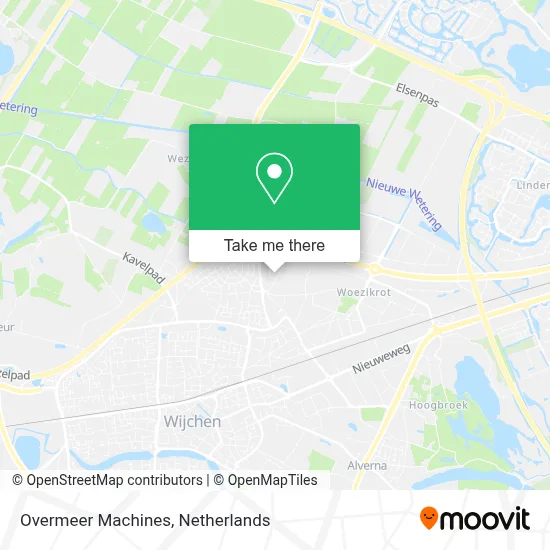 Overmeer Machines map