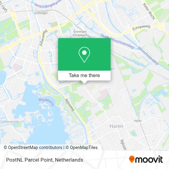 Postnl Pakketpunt map