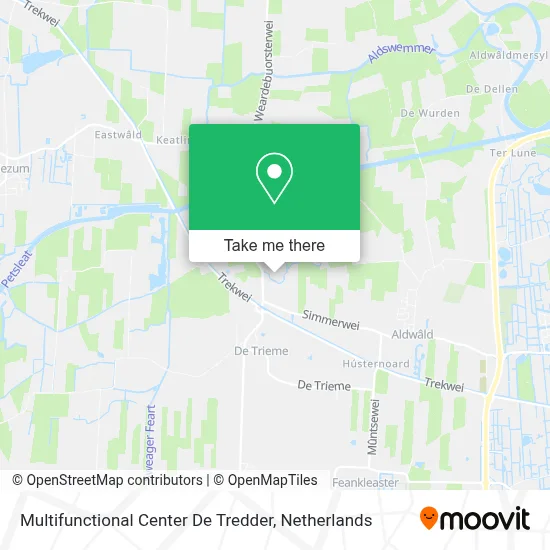 Multifunctional Center De Tredder map
