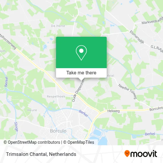 Trimsalon Chantal map