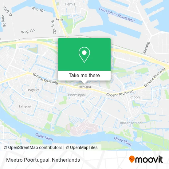 Meetro Poortugaal map