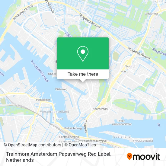 Trainmore Amsterdam Papaverweg Red Label map