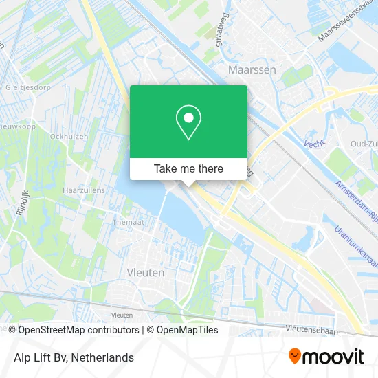 Alp Lift Bv map